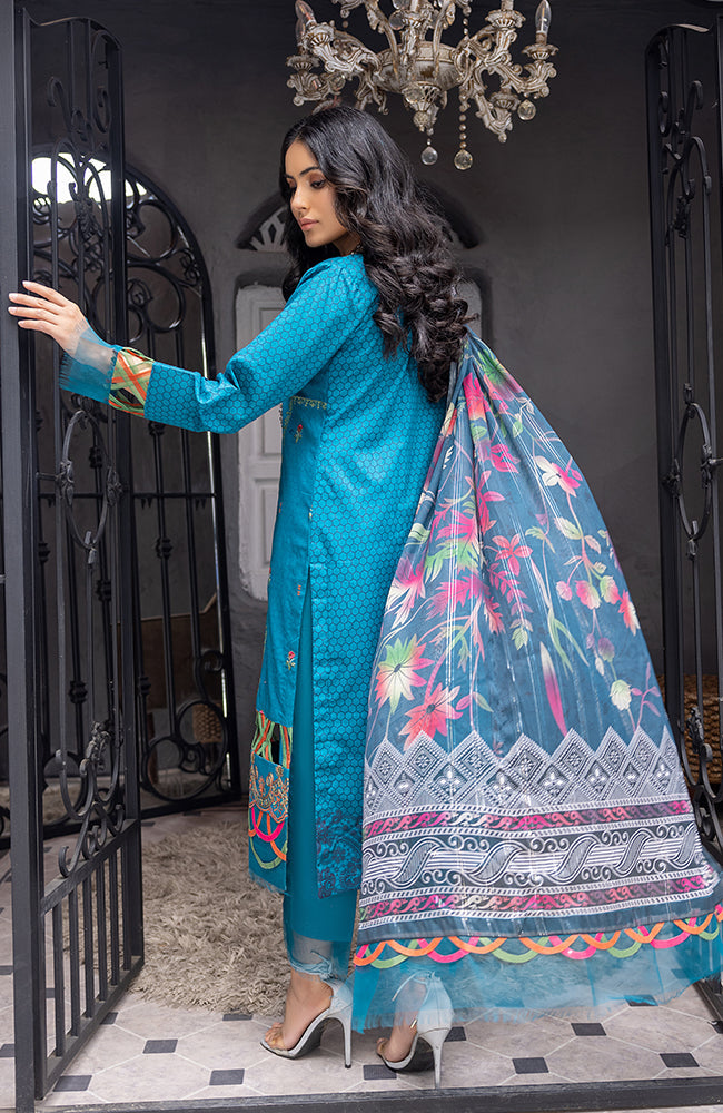 Al Zohaib Coco Festive Digital Embroidered Lawn