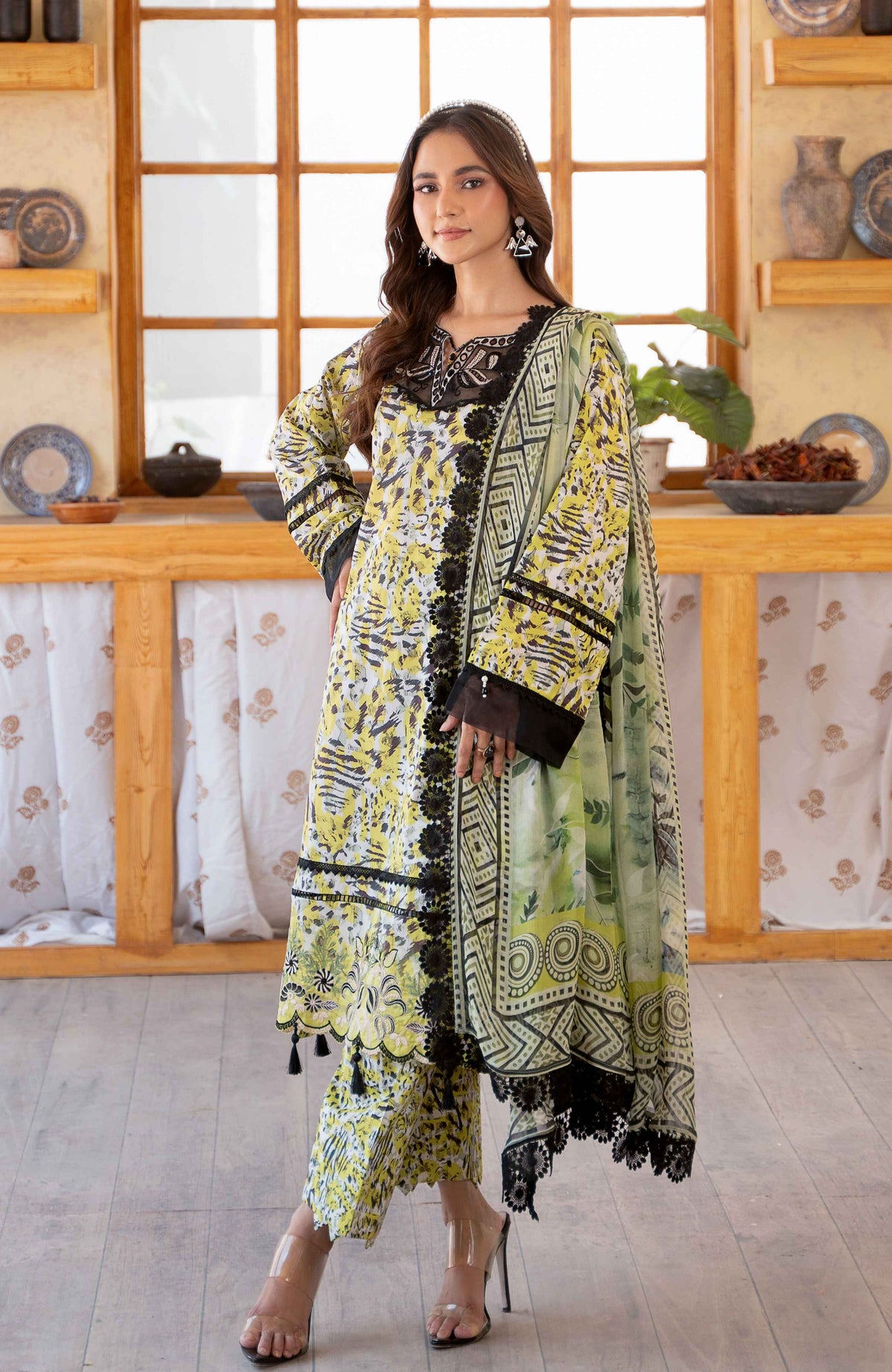 Sunshine Bloom Printkari 3 Piece-SPK-25-07