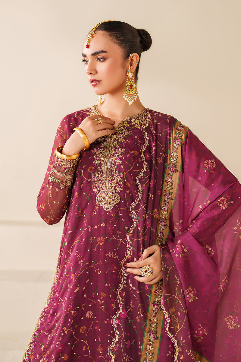 BAROQUE EMBROIDERED CHIFFON FANCY FORMAL