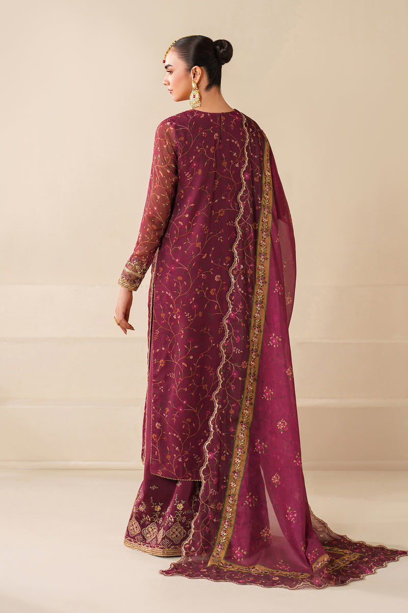 BAROQUE EMBROIDERED CHIFFON FANCY FORMAL