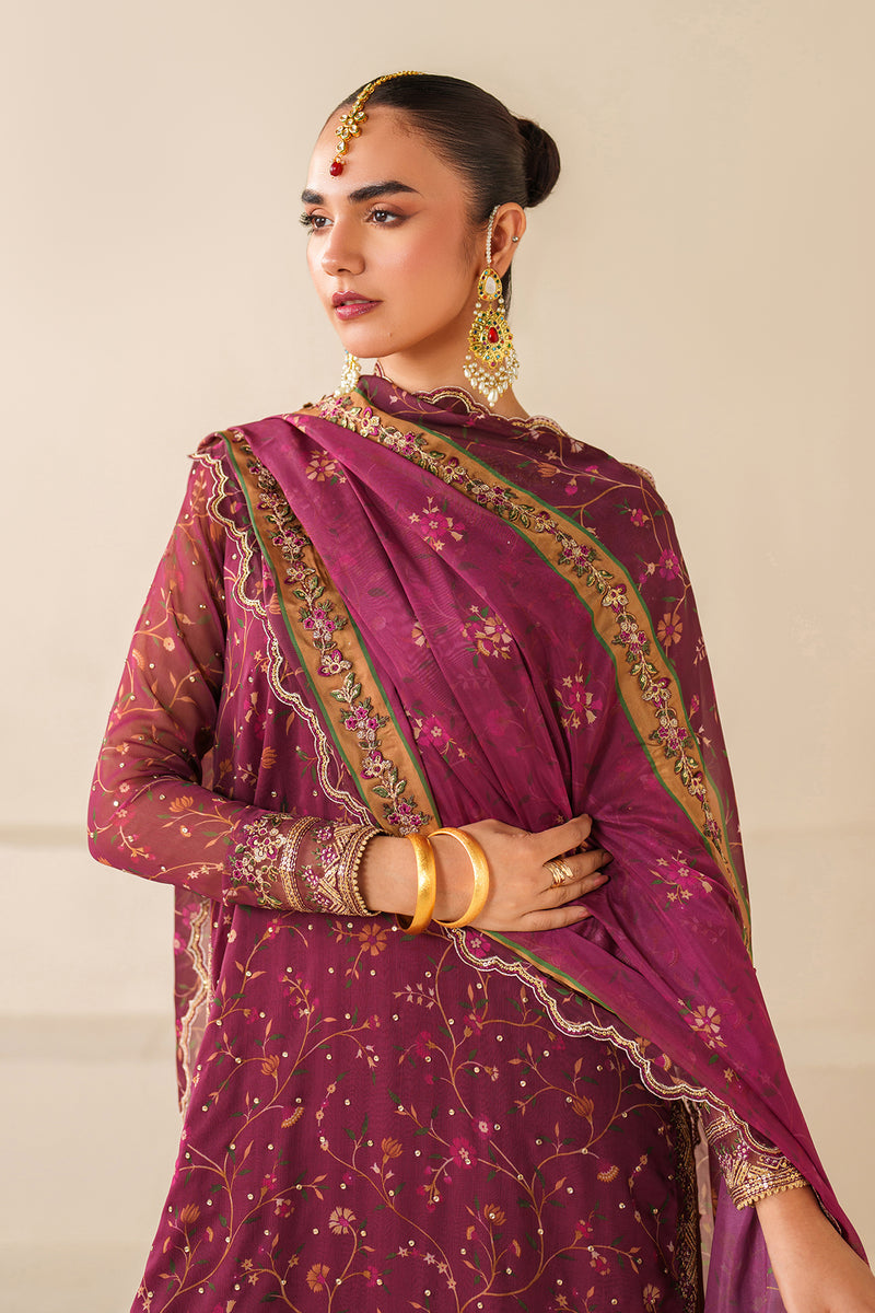 BAROQUE EMBROIDERED CHIFFON FANCY FORMAL