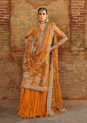 Hussain Rehar Zaib un Nisa Wedding Collection Saffron