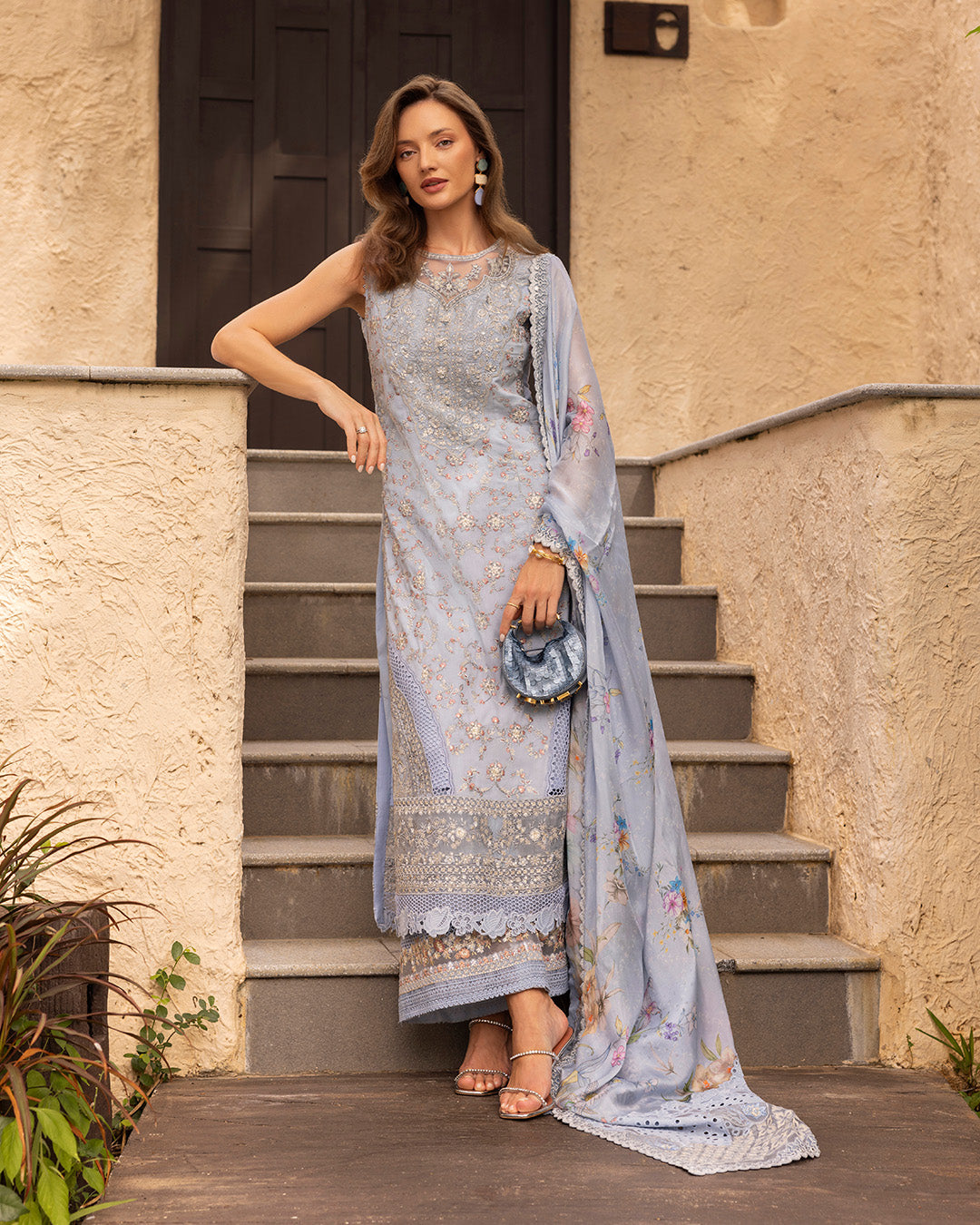 Zinnia Luxury Lawn By Faiza Saqlain