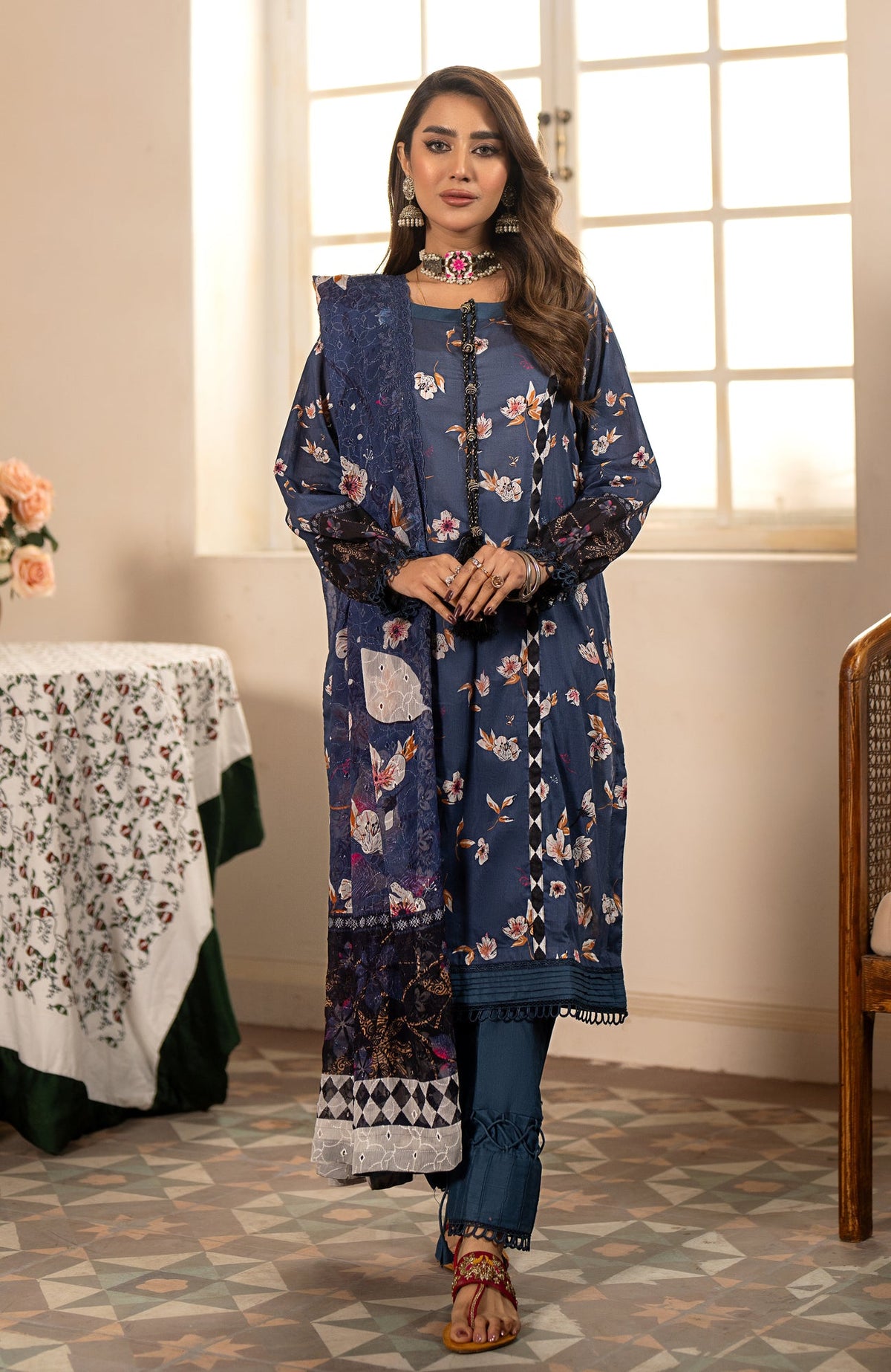 AL Zohaib Sunshine Bloom - Chiffon Dupatta Collection