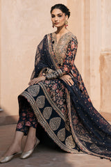 Shahkaar Luxury Lawn Embroidered Eid Festive Collection D1