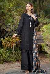 Adan Libas Fuchsia Chikankari