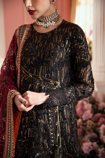 Secret Garden Luxury Embroidered Formal Chiffon Collection By Nureh 64