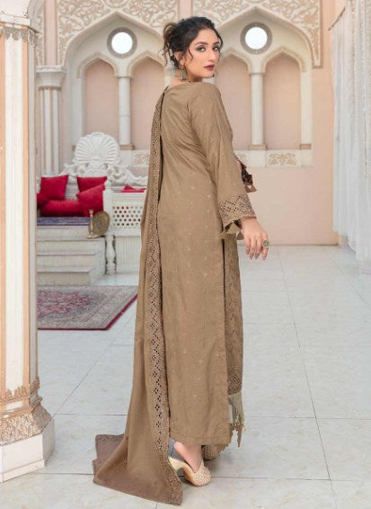 BREEZE Vol 2 Premium Embroidered Dhanak Collection By Aalaya #08