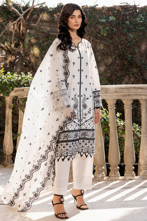 Bahar Embroidered Lawn'25 By Farasha