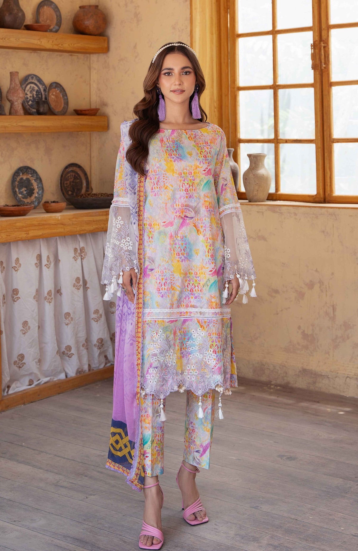 Sunshine Bloom Printkari 3 Piece-SPK-25-09
