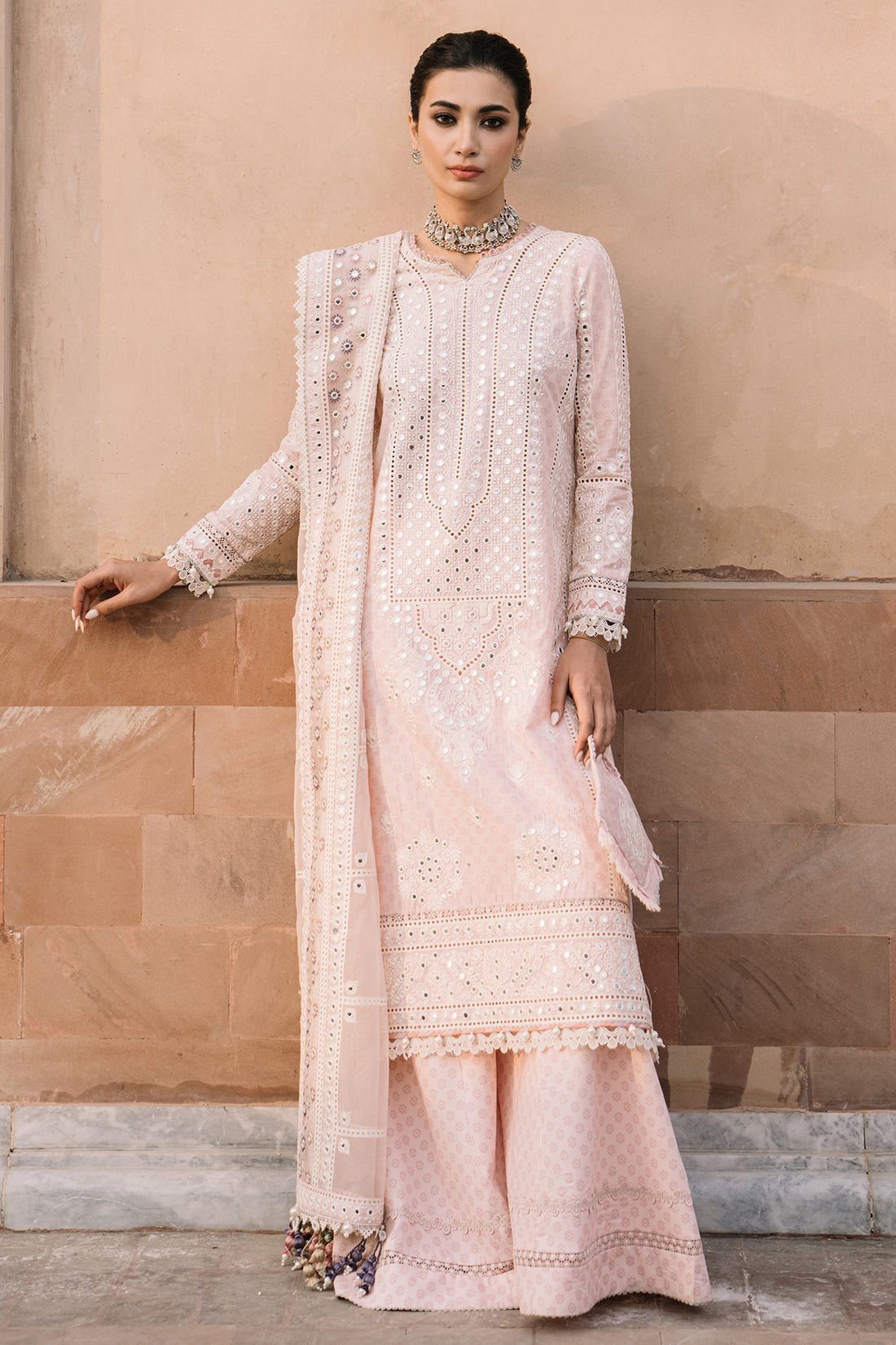 Shahkaar Luxury Lawn Embroidered Eid Festive Collection D14