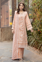 Adan Libas Fuchsia Chikankari