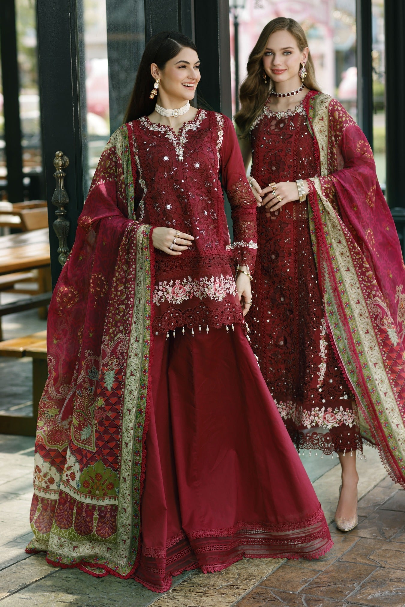 Noor Eid Handwork Schiffli Laserkari
