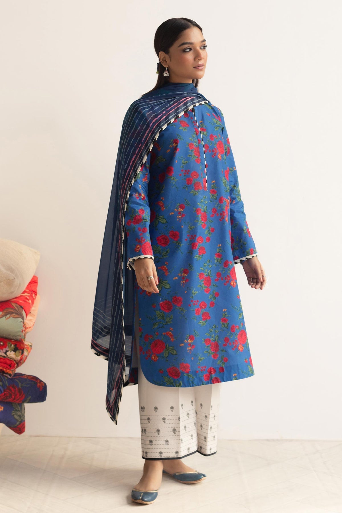 Coco Printed Lawn Collection By ZaraShahjahan D-01