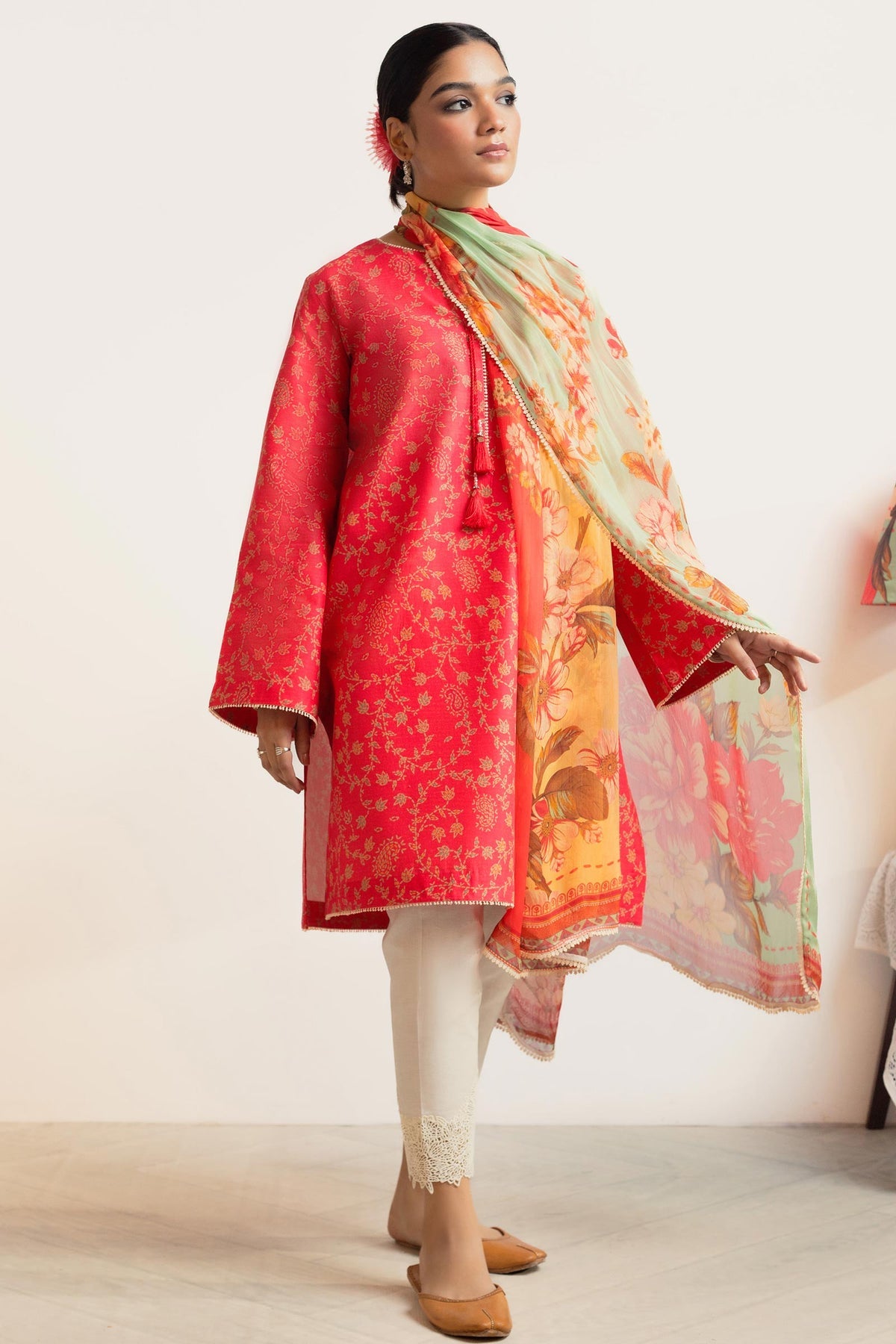 Coco Printed Lawn Collection By ZaraShahjahan D-08