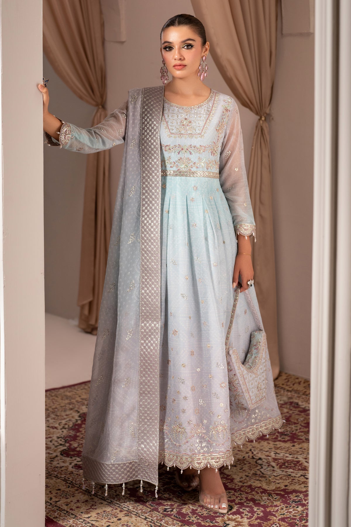 Jahalak Unstitched Formals By Alizeh CHANDNI