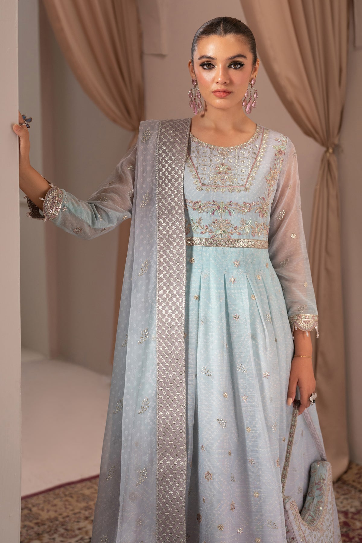 Jahalak Unstitched Formals By Alizeh CHANDNI