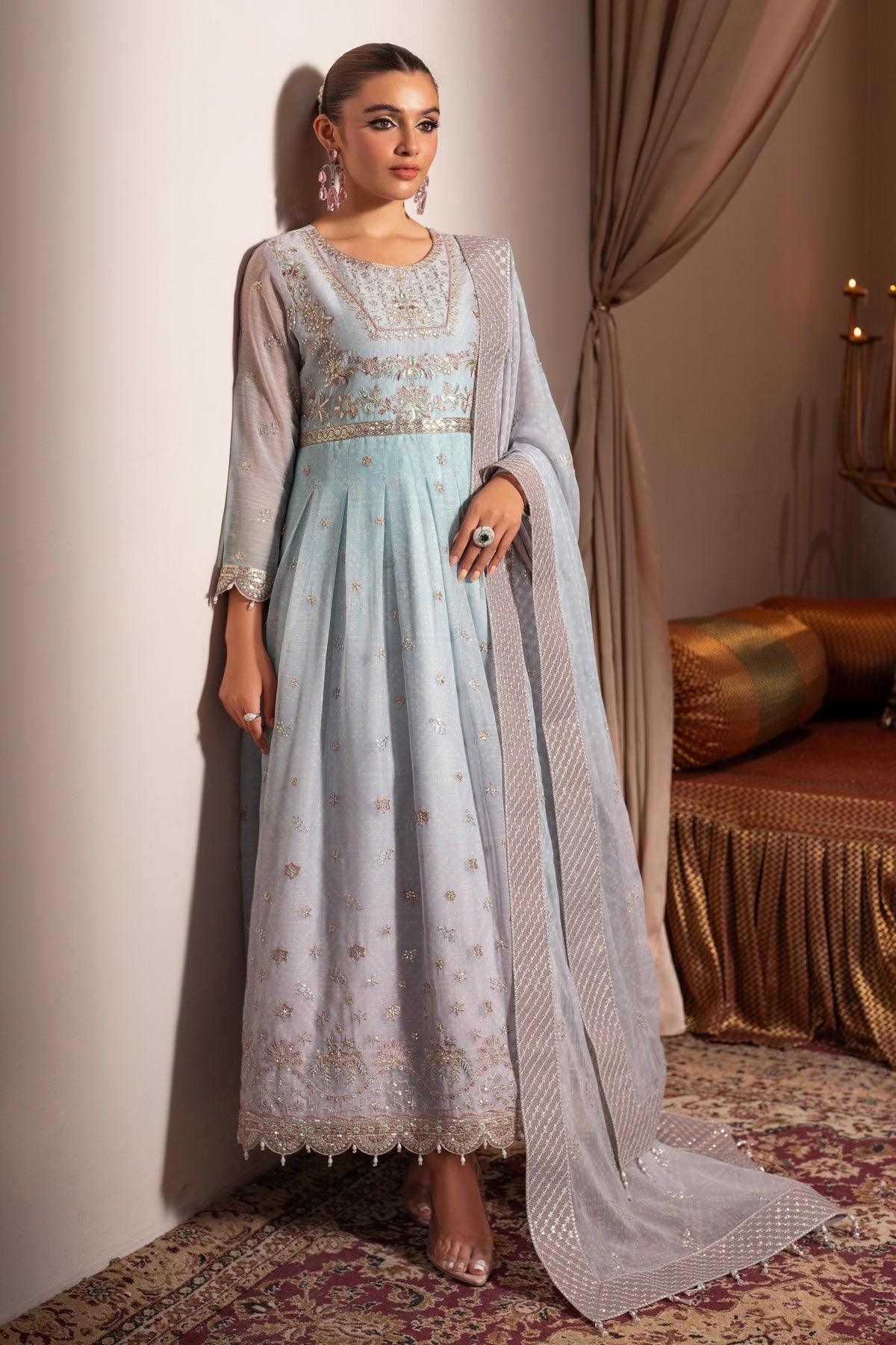 Jahalak Unstitched Formals By Alizeh CHANDNI