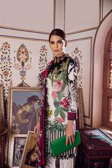 Crimson Embroidered Cambric Winter Luxury Collection