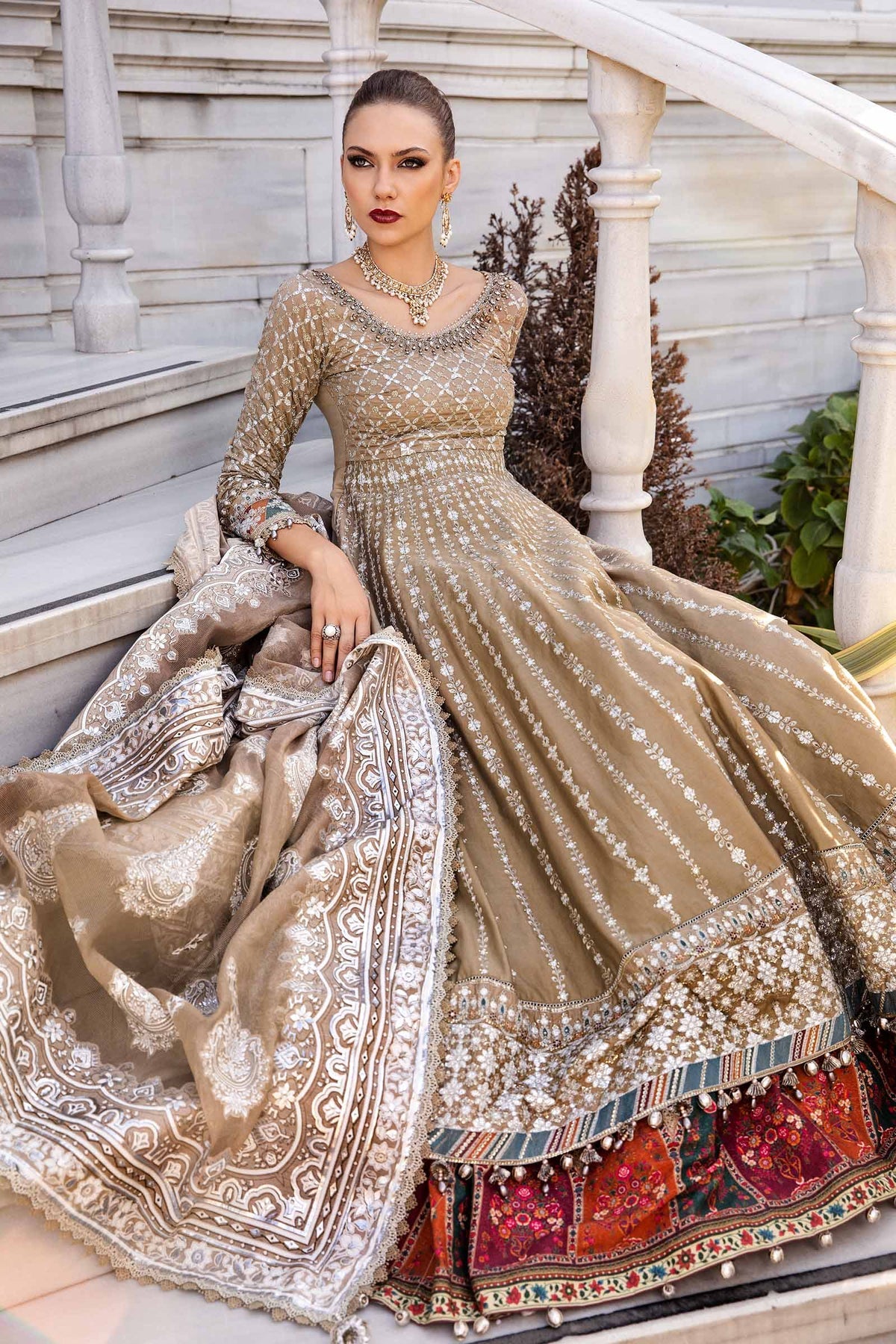 Unstitched Embroidered Cotton Satin Suit Maria B Japan Centre Textile Unstitched Embroidered Cotton Satin Suit Maria B Japan Centre Textile