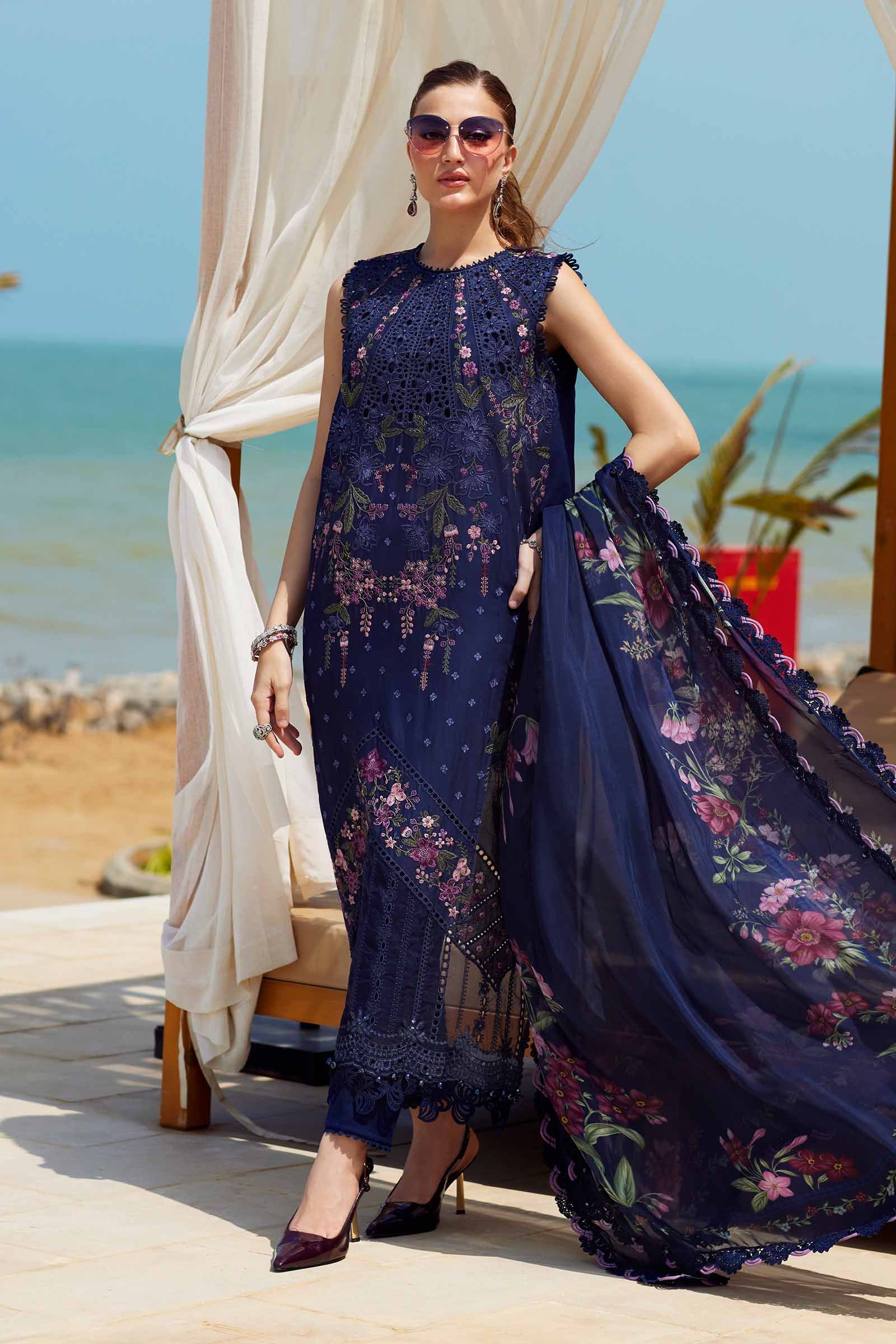 Maria B Luxury Lawn Eid 2 Collection 25