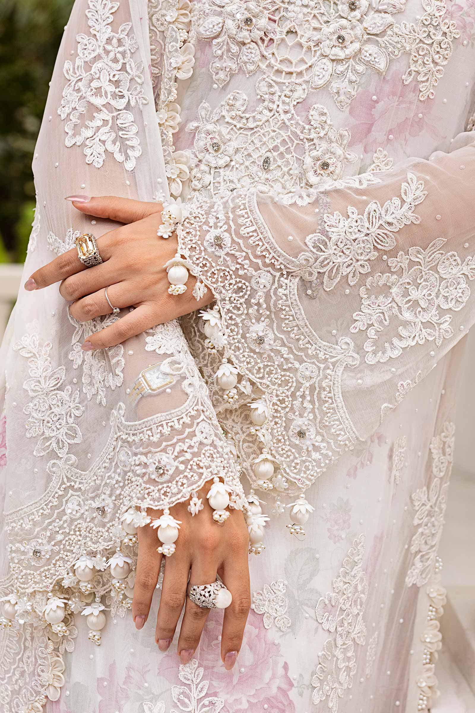 Maria B Unstitched Embroidered Chiffon Collection 25