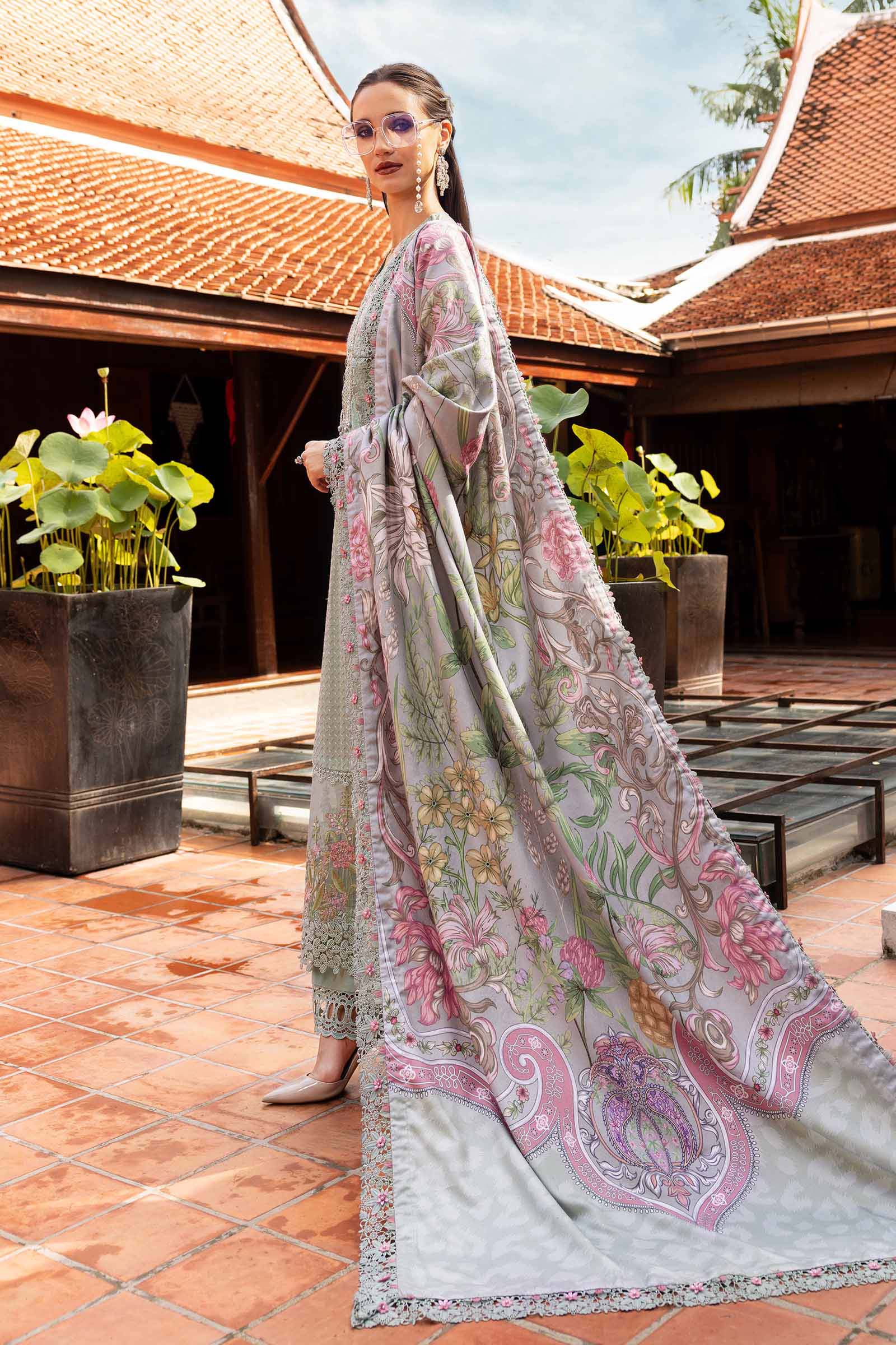 M Prints 3 Piece Unstitched Collection By Maria B 25