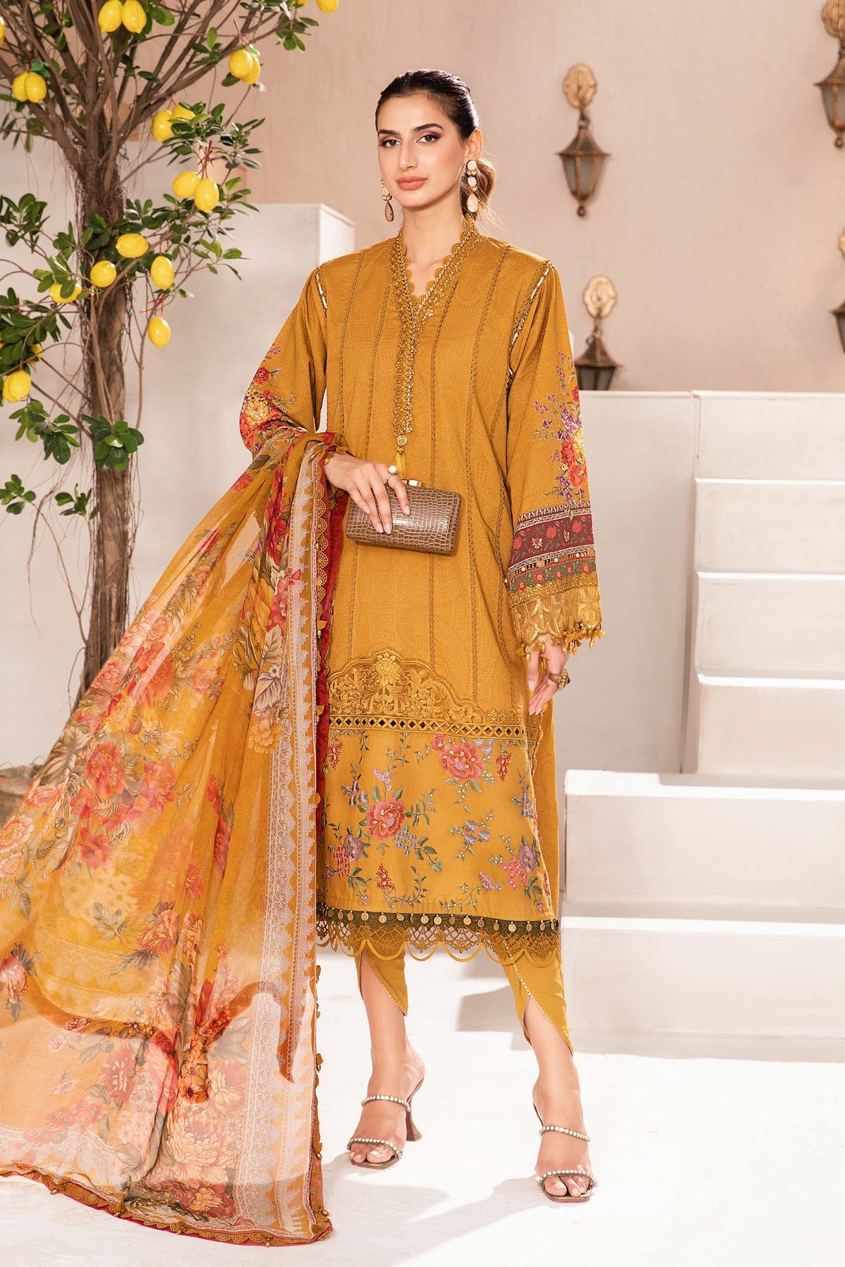 Maria.b Mprint Eid 2 Lawn Collection 24 (2A)