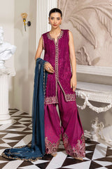 Maria B Unstitched Embroidered Chiffon Collection 25