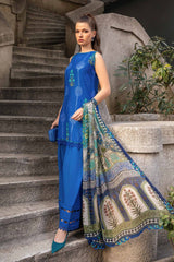 M Prints 3 Piece Unstitched Printed Cambric Suit By Maria B 24
