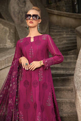 M Prints 3 Piece Unstitched Printed Cambric Suit By Maria B 24