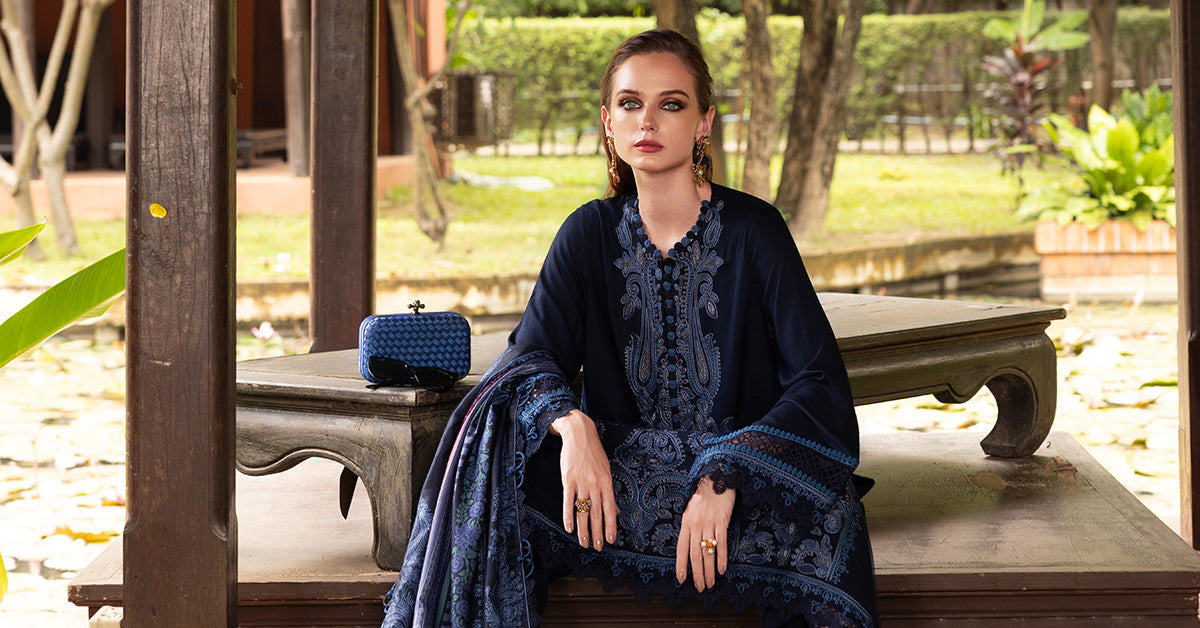 M Prints 3 Piece Unstitched Collection By Maria B 25