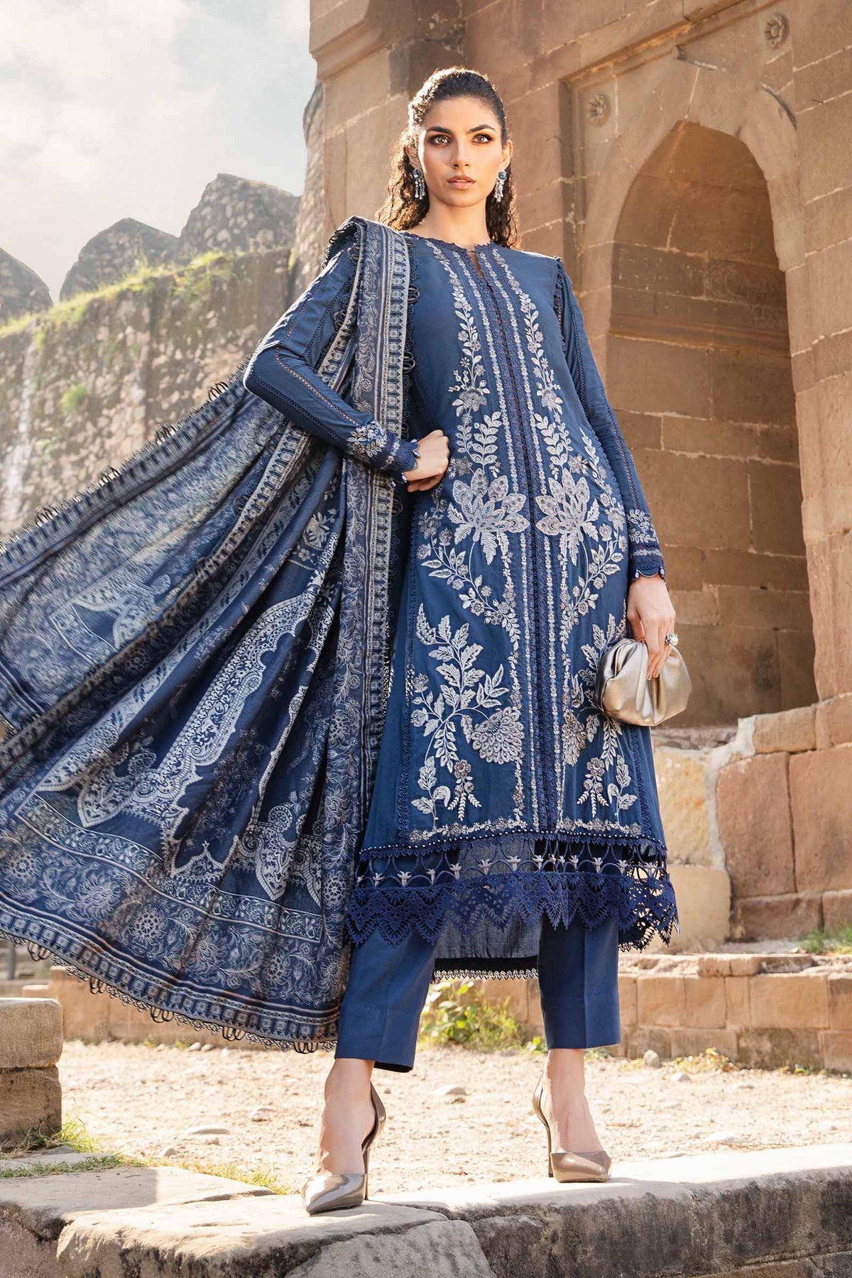 Maria B M Prints Winter Unstitched Printed Linen 24