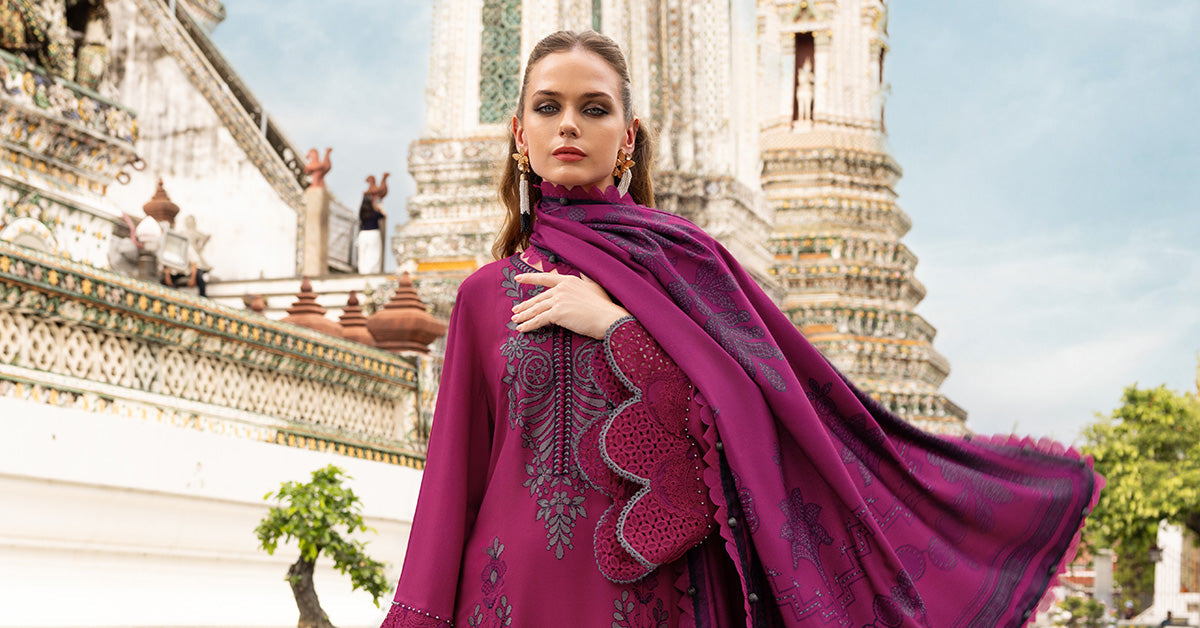 M Prints 3 Piece Unstitched Collection By Maria B 25