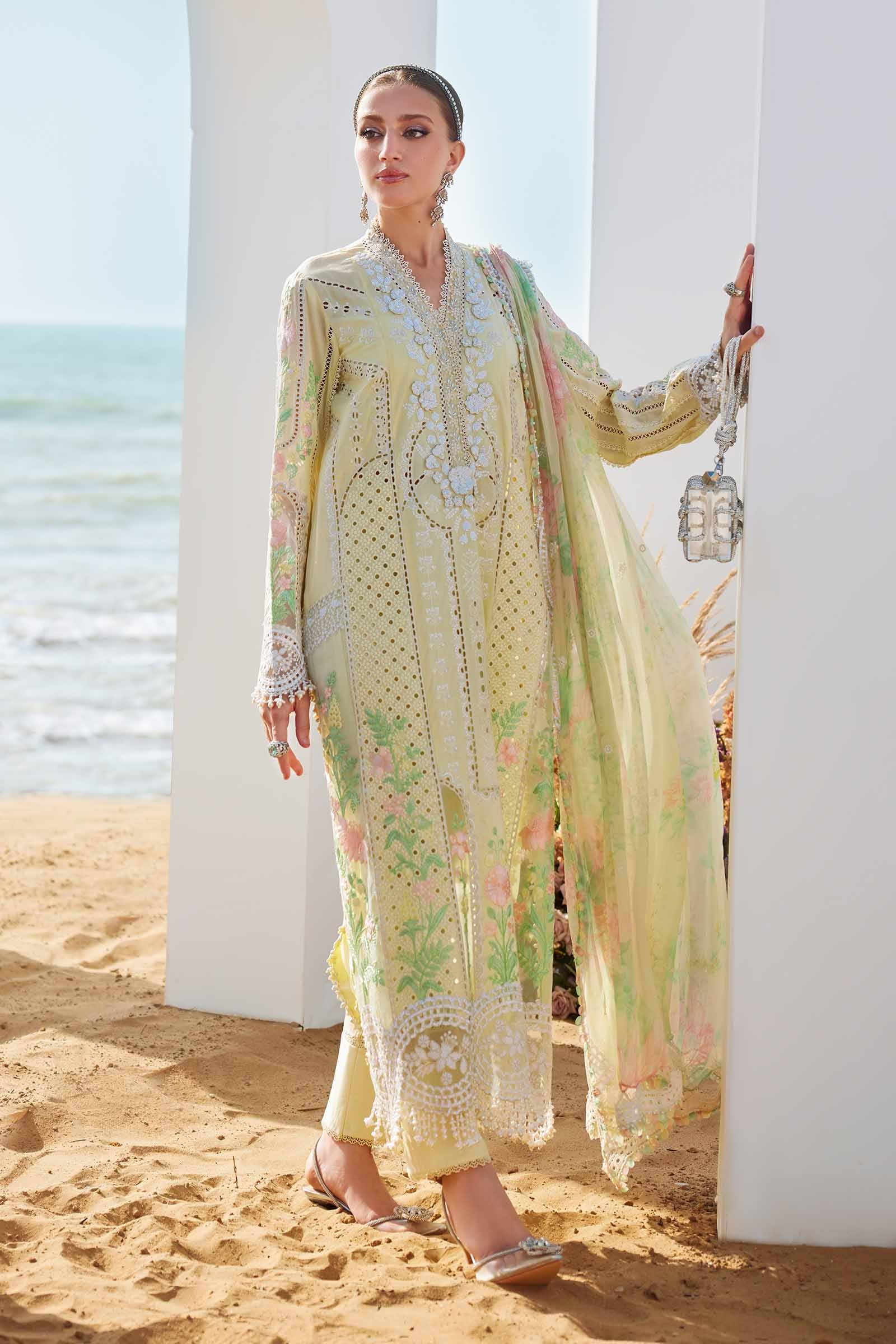 Maria B Luxury Lawn Eid 2 Collection 25