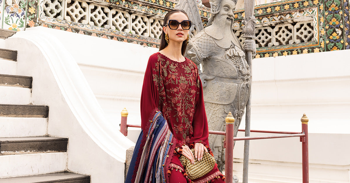 M Prints 3 Piece Unstitched Collection By Maria B 25