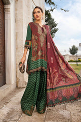 M Prints 3 Piece Unstitched Printed Cambric Suit By Maria B 24