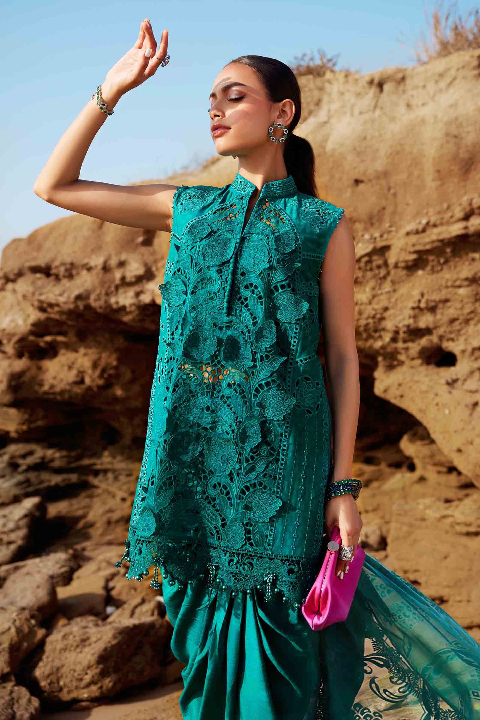 Maria B Luxury Lawn Eid 2 Collection 25