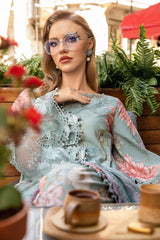 M Prints 3 Piece Unstitched Printed Cambric Suit By Maria B 24