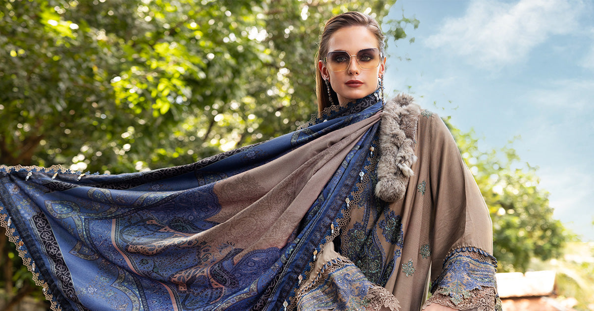 M Prints 3 Piece Unstitched Collection By Maria B 25