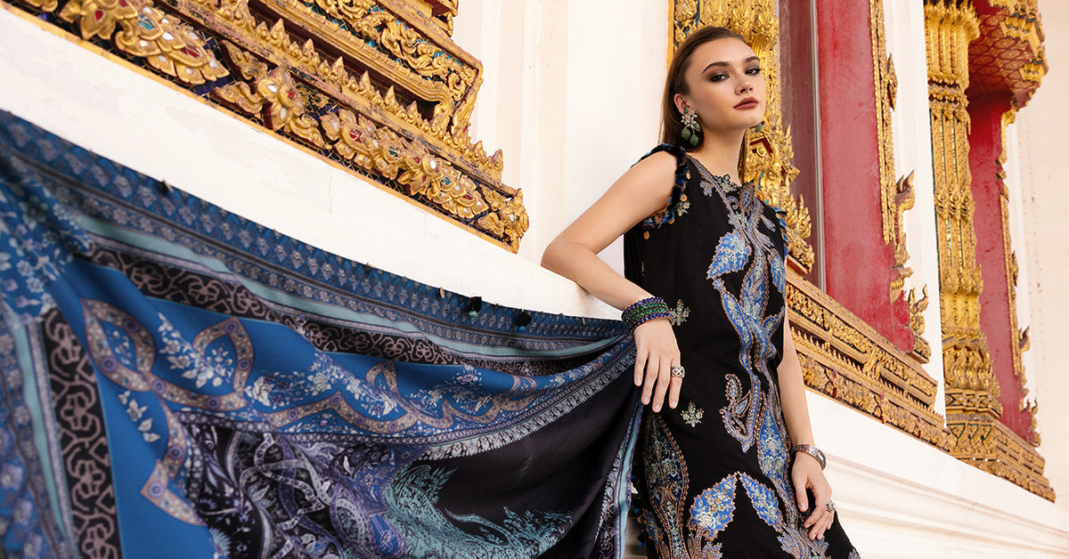 M Prints 3 Piece Unstitched Collection By Maria B 25