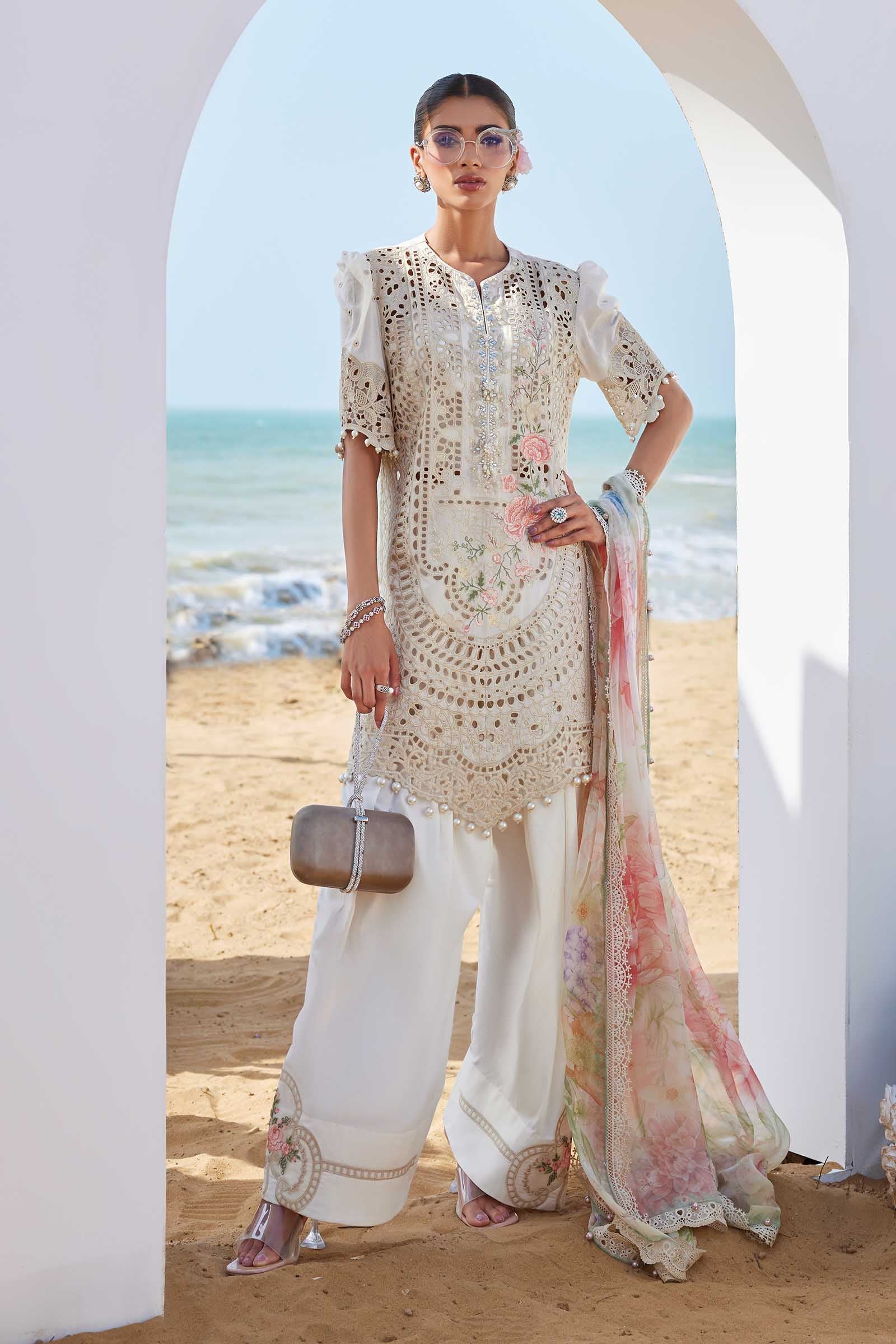 Maria B Luxury Lawn Eid 2 Collection 25