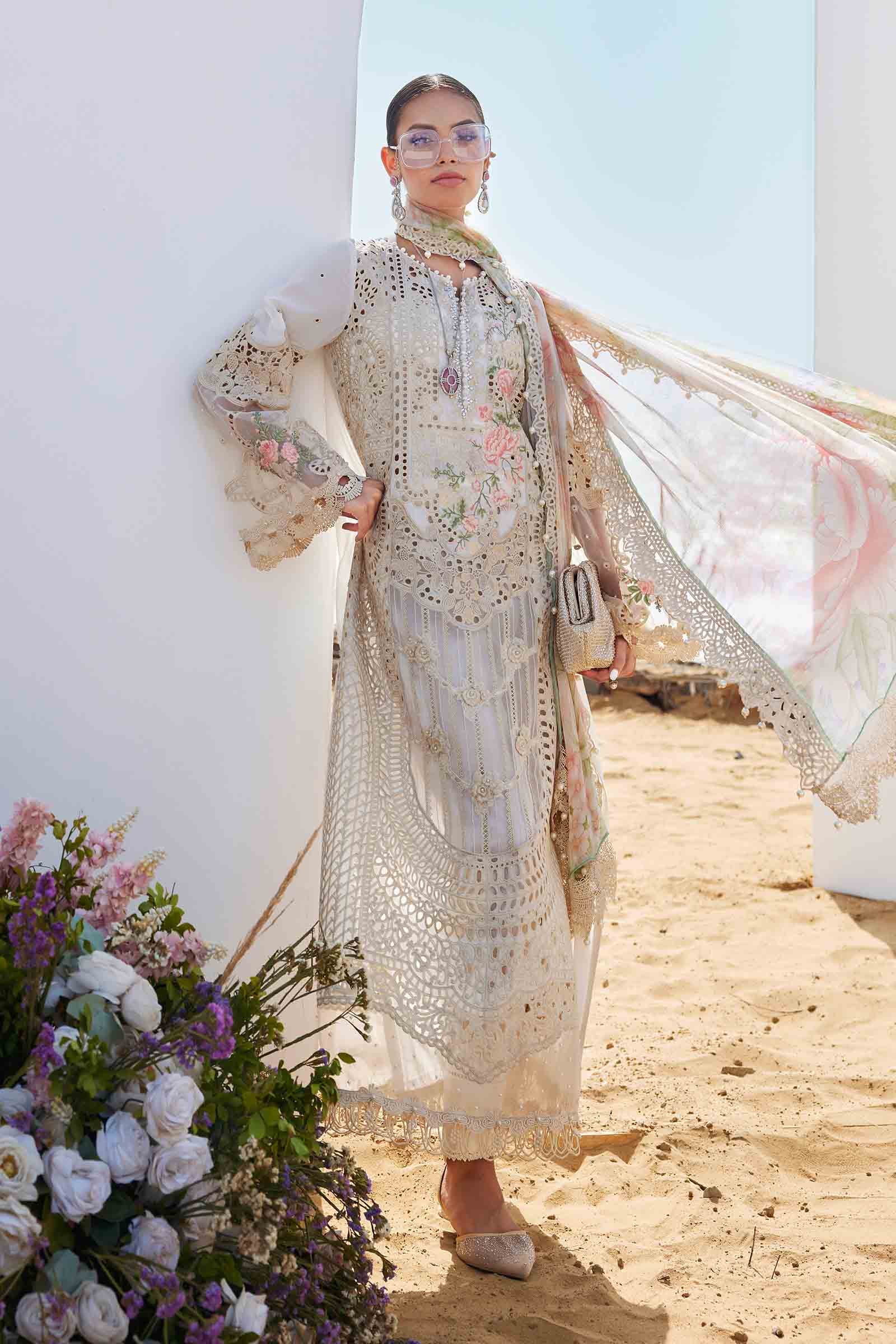 Maria B Luxury Lawn Eid 2 Collection 25