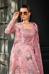 M Prints 3 Piece Unstitched Printed Cambric Suit By Maria B 24