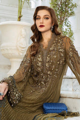 Maria B Unstitched Embroidered Chiffon Collection 24
