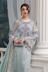 Maria B Unstitched Embroidered Chiffon Collection 25