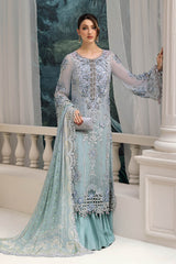 Maria B Unstitched Embroidered Chiffon Collection 25