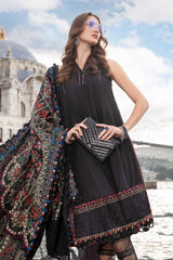 Maria B Luxury Embroidered Linen Collection D-01