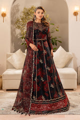 Fleur - Embroidered Printed Chiffon By Alizeh