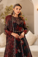 Fleur - Embroidered Printed Chiffon By Alizeh